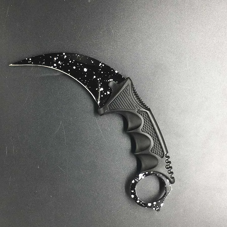 Нож из нержавеющей стали CS Go, тактический нож для выживания, нож Karambit, тренировочный нож с бабочкой для охоты, кемпинга, счетчика удара - Цвет: 5