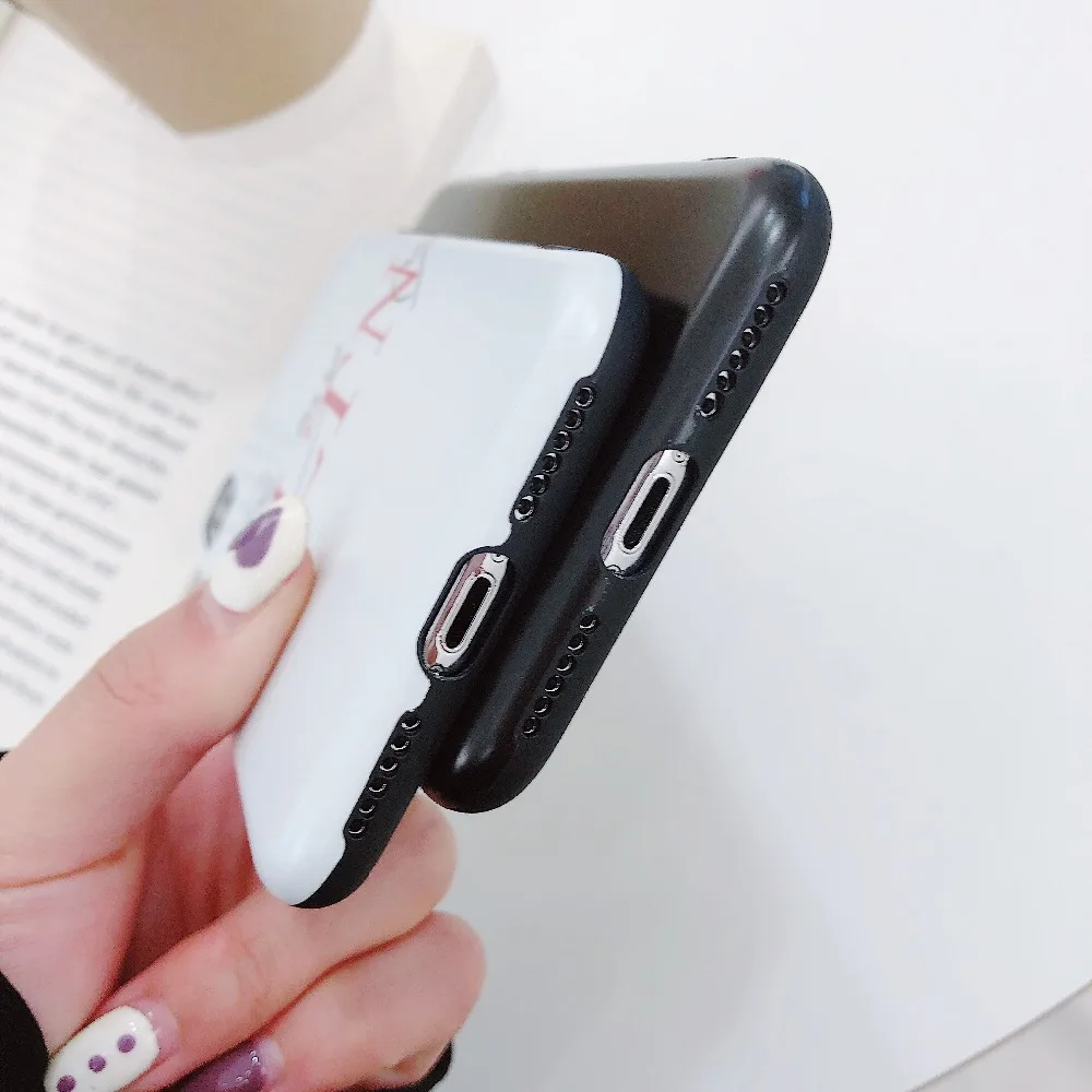 Italy street Fashion Luxury Valentino Matte Soft Silicone Phone Case for iphone 6 S plus 7 7plus 8 8plus X XS XR MAX Capa Coque |