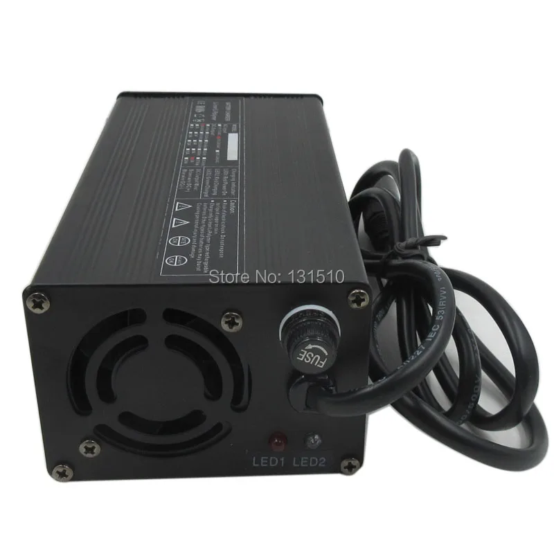 360 W мощность 48 V 6A Ouput 54,6 V 6A литий-ионное зарядное устройство используется для 48 V 13 S Электрический велосипед батарея e-скутер батарея 10 шт