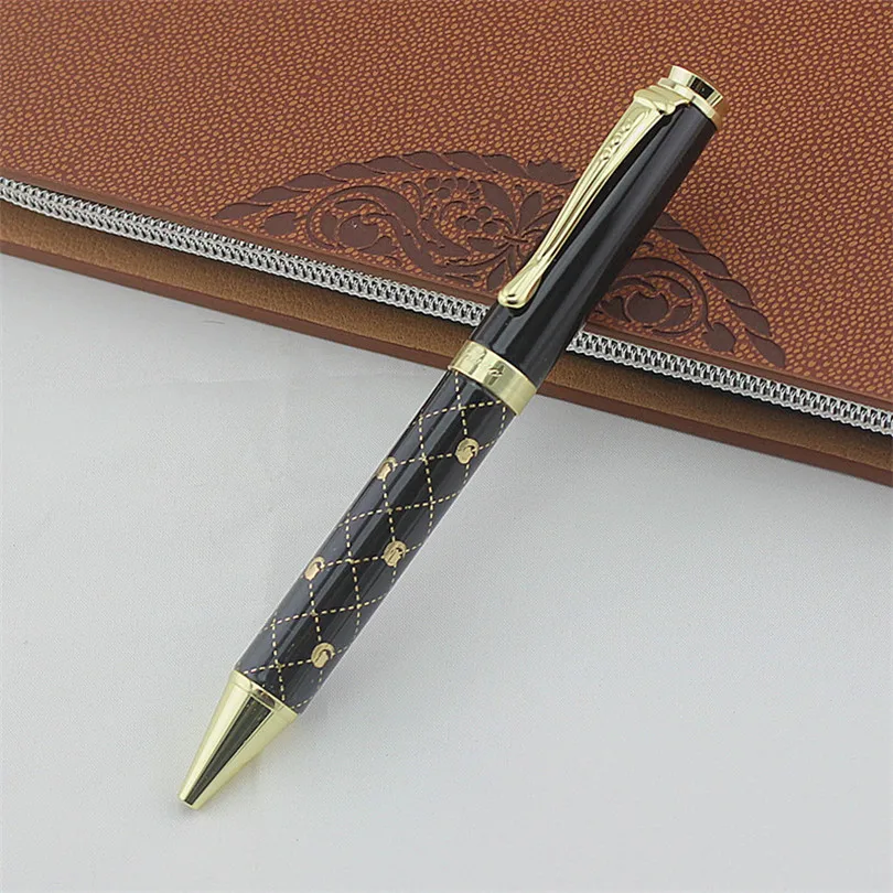 Роскошные качественные ручки jinhao 500 золотые деловые офисные средние шариковые