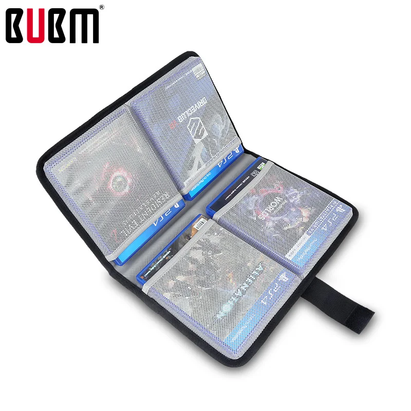 Барбом PS4 сумка для игровых дисков чехол хранения черный 4 шт. Портативная