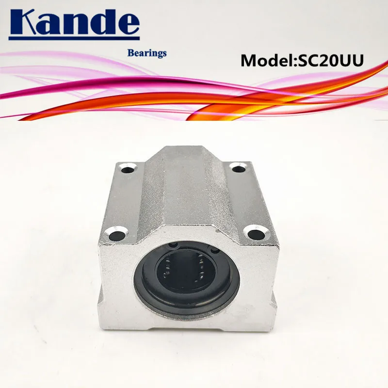 Подшипники Kande 2 шт. SC20UU SC20 UU линейного движения шариковых подшипников втулка