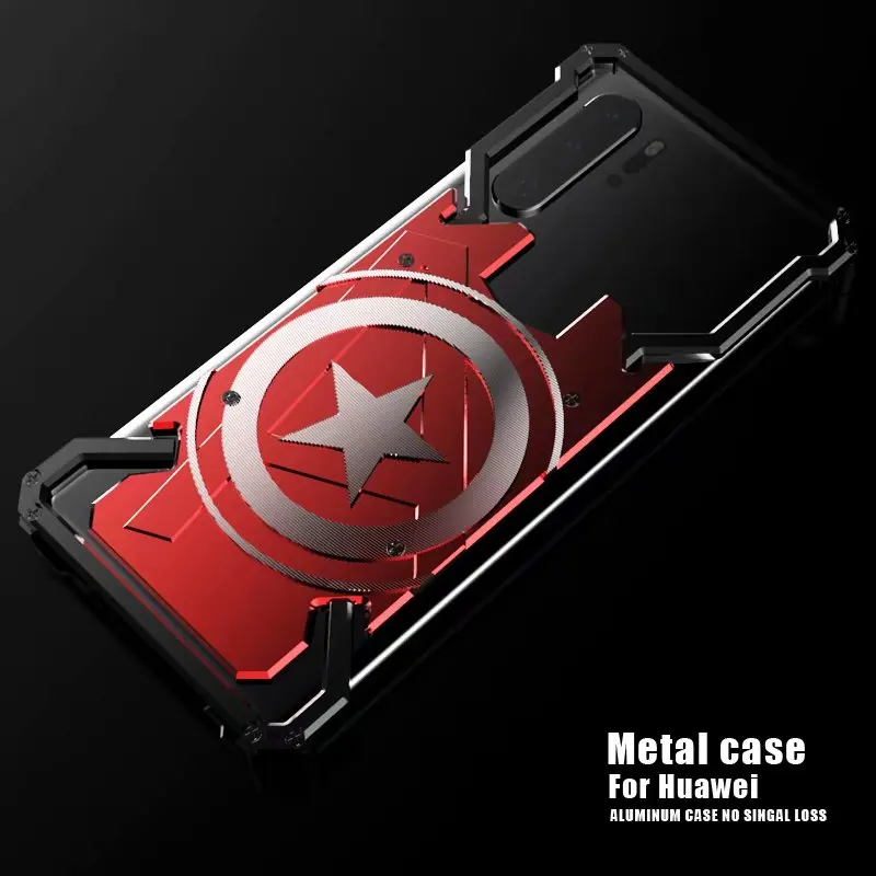 Металлический Чехол Super Hero для Huawei P30 Pro P20 Lite P10 P9 Plus Nova 5 5i 4 3 3i 3e 2 2S чехол с кольцом для телефона с изображением Человека-паука