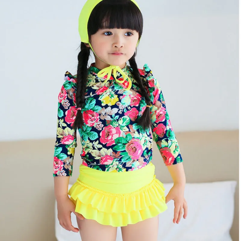

2019 New Children Dot Bow Lace Swimwear Kids One Piece Baby Toddler Swimsuit Girls Bathing Suits Beachwear Free Shipping Cute