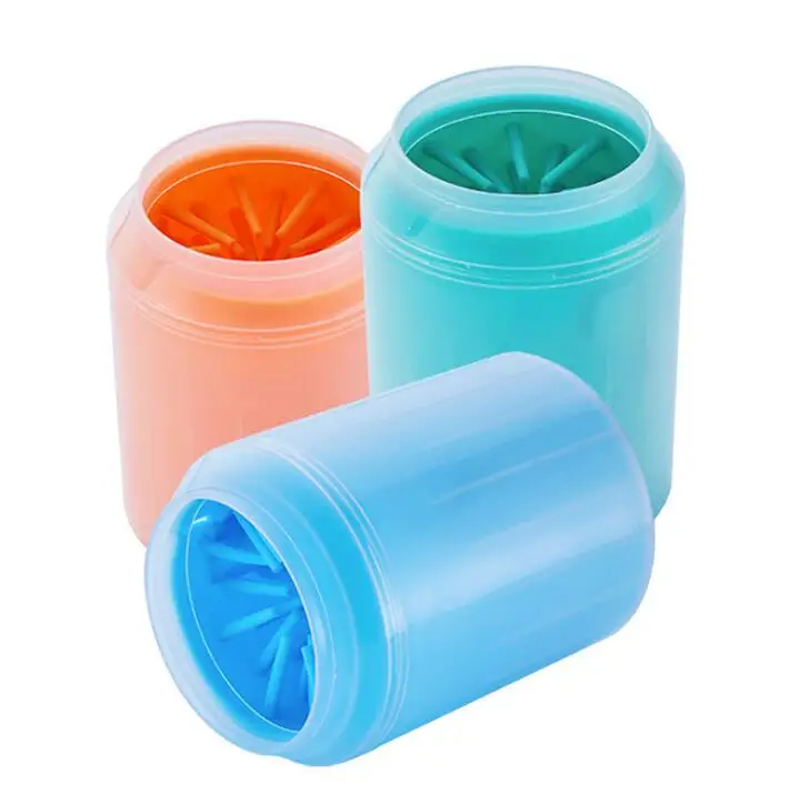 Фирменная Новинка Стиль мягкая собака приспособление для очистки лап силикон