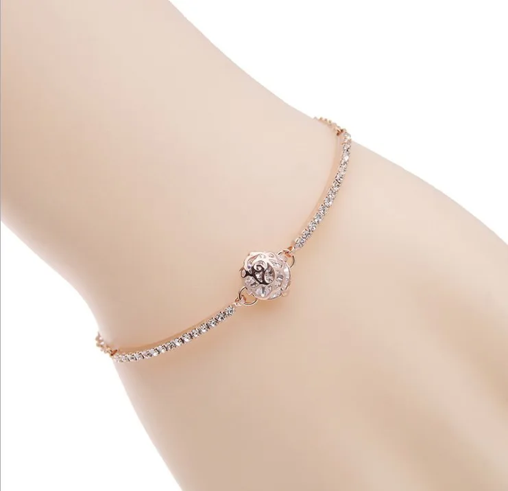 Новинка 2021 европейская бижутерия привлекательный браслет с кристаллами из