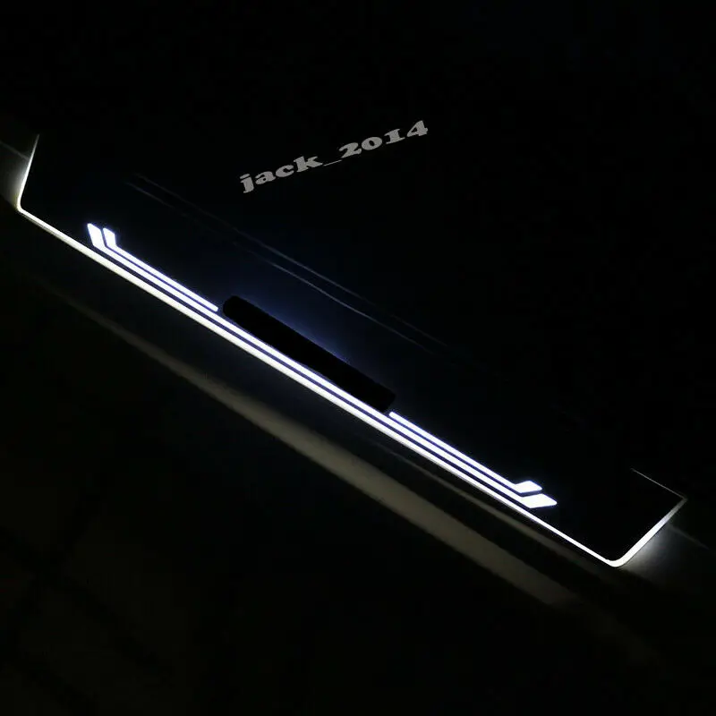LED Door Sill Scuff Plate Guard Door Entry Pad for Honda Civic 10th