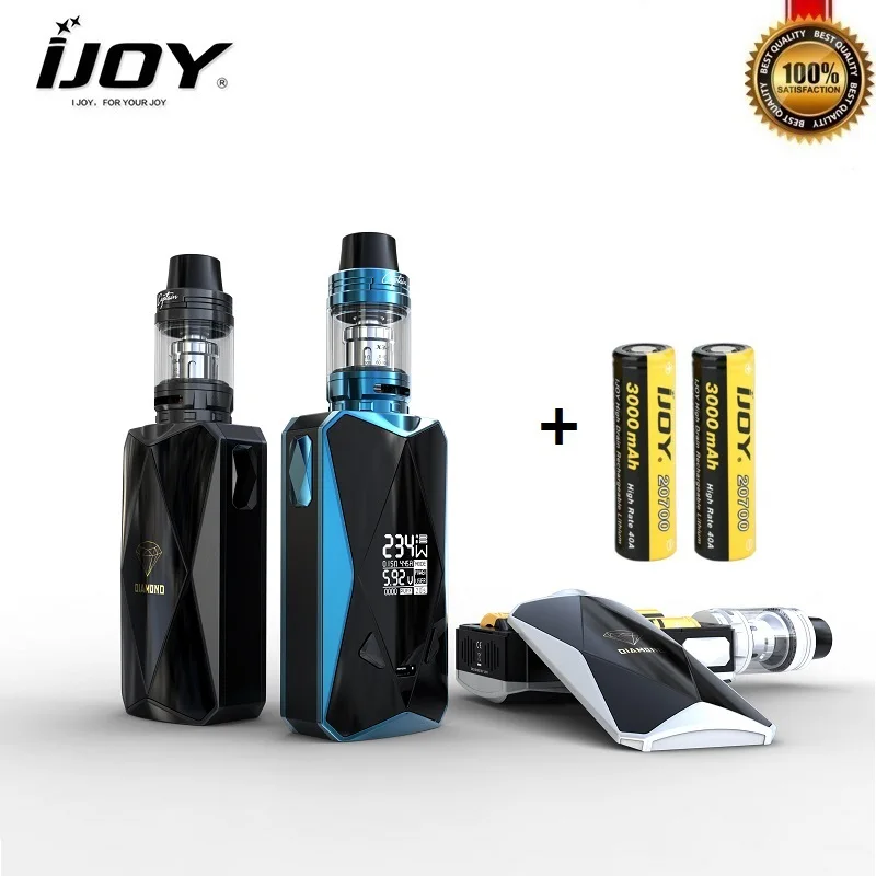 Оригинал IJOY Diamond PD270 234 Вт Vaping электронные сигареты Kit Diomond TC поле Mod с капитаном X3S