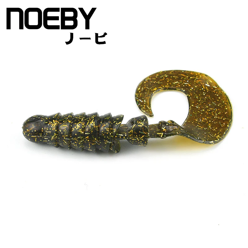 NOEBY 8 шт./лот Мягкая приманка 80 мм/4 3 г рыболовная личинка приманки для Шад Рыбалка
