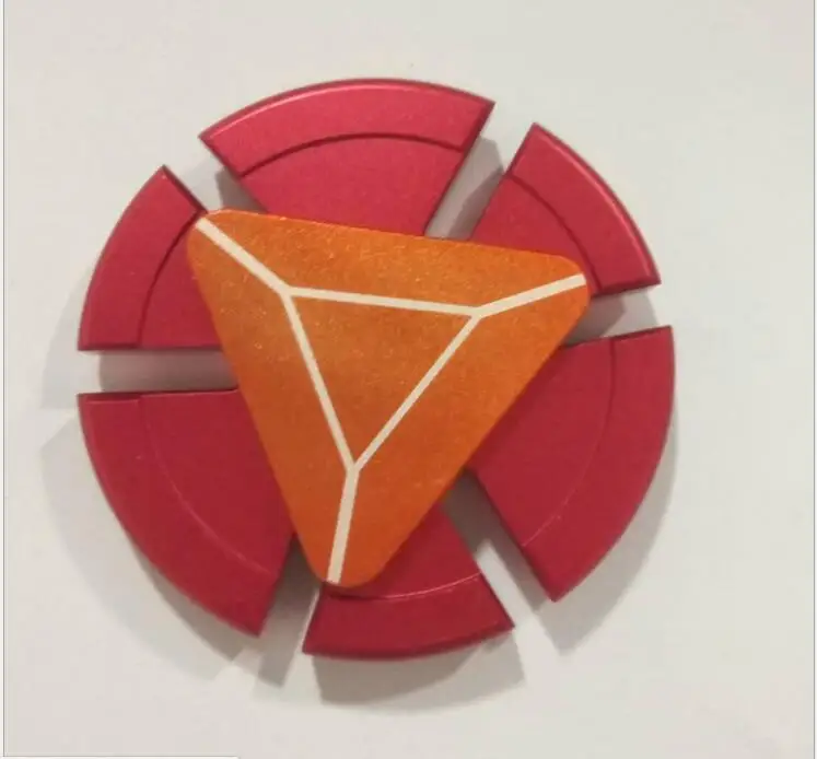 Радужный Спиннер для пальцев из АБС пластика поставляется против снятия стресса