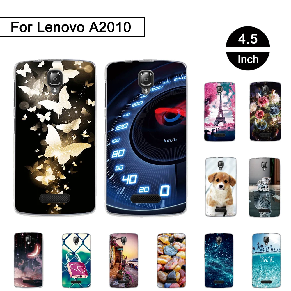 Ультратонкий чехол из ТПУ для Lenovo A2010 4 5 дюйма задняя крышка телефона мягкие