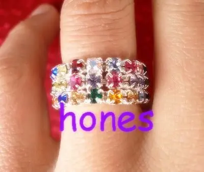 MOREDEAR Модные Красочные Многослойные 3 ряда цепи Стразы сверкающие блестящие