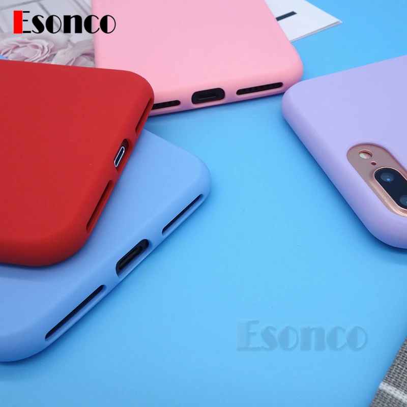 Противоударный чехол для iphone 6s 6 Чехол X XS Max XR 7 8 плюс мягкий силиконовый |