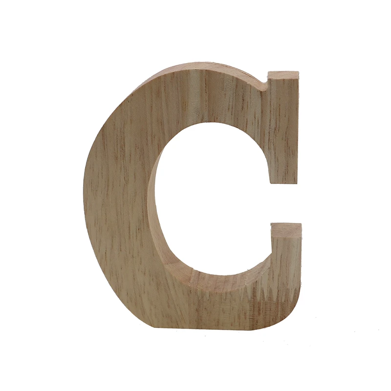 RUNBAZEF Decor Color Wooden Letter 26 Wood English Alphabet Letters Home Wedding Party Tools Decoration Number DIY Handcrafts - Цвет: C