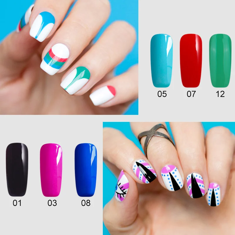 Vrenmol художественные чернила для ногтей трехмерное окрашивание Гель лак УФ краска