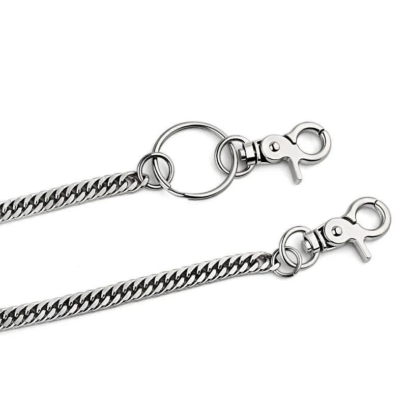 Брелок WIWI из нержавеющей стали с большим кольцом и брюками унисекс | Украшения