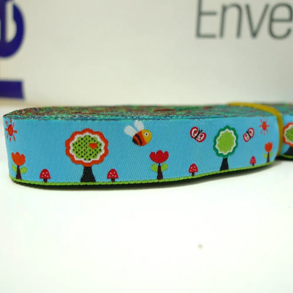 Жаккардовая лента для ошейника 5/8 дюйма 16 мм|jacquard ribbon|woven jacquard ribbonribbon for dog |
