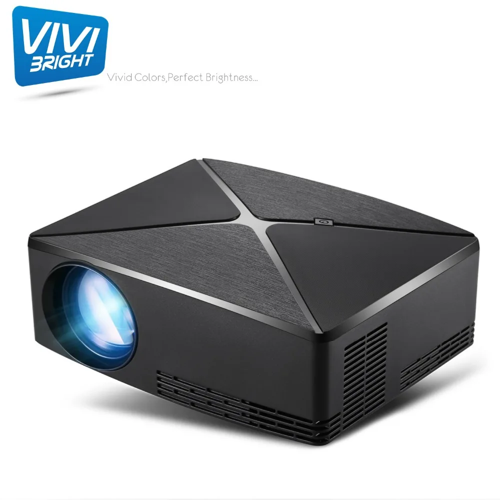 Новинка ViviBright C80 Mini LED Beamer C80UP Android 6 0 Видеопроектор для домашнего кинотеатра 1280x720