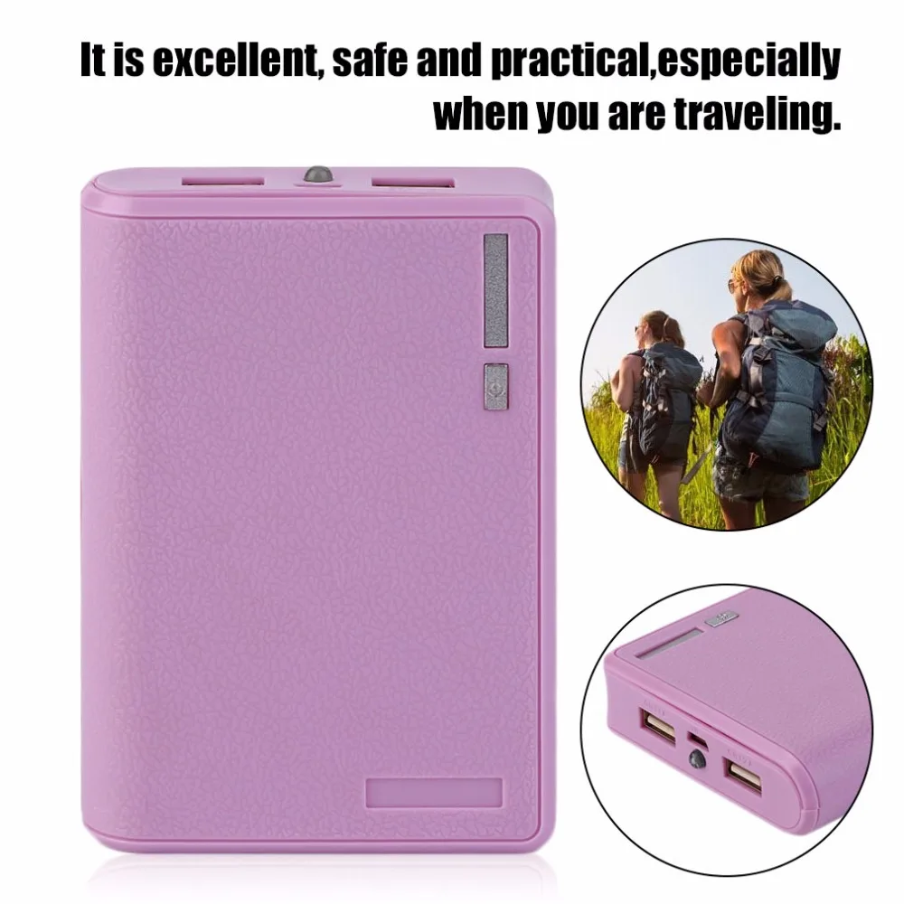Large Capacity 10400MAH Size 4*18650 Battery External Power Bank Mobile Phone Battery Charger Suitable For Iphone Cell phone