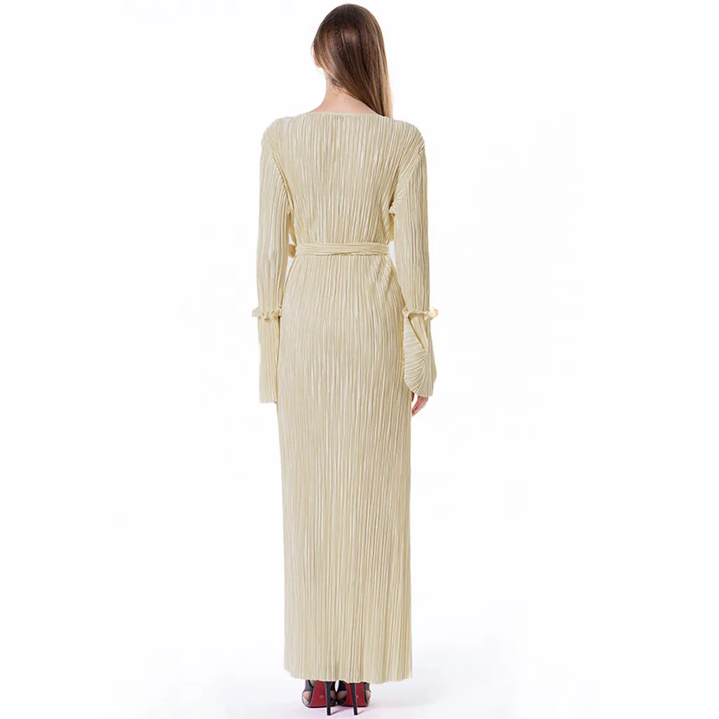Женское мусульманское платье Abaya черное в арабском стиле|Мусульманская одежда| |