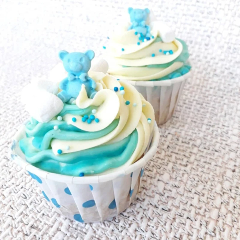 1 шт. мини мишка самолет роза цветок силиконовая форма формы для тортов