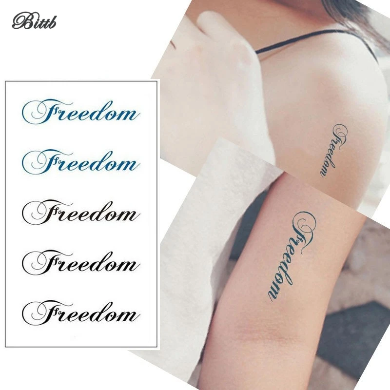 Временная татуировка Bittb 5 шт. водонепроницаемая черная синяя|Временные тату| |