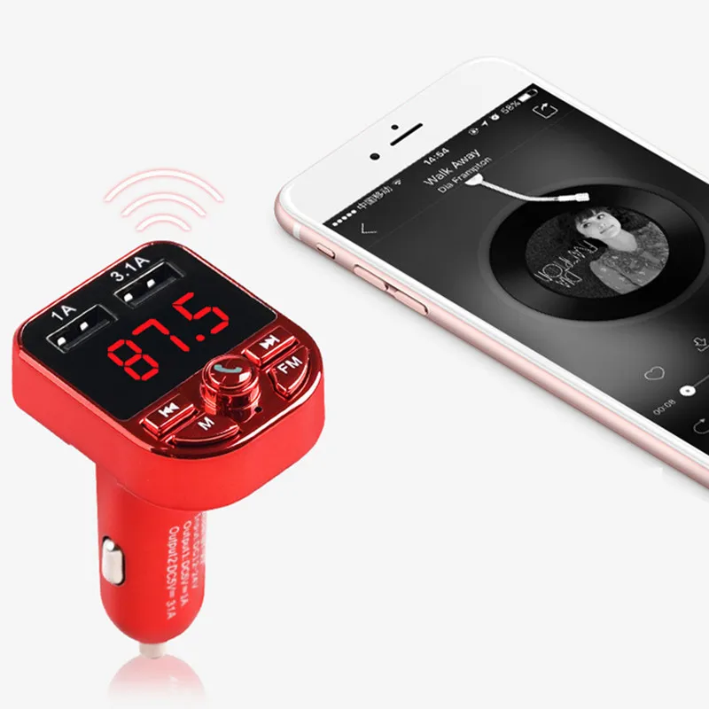 Автомобильный беспроводной MP3 Bluetooth умный музыкальный плеер автомобильный