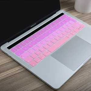 Ультратонкий защитный чехол на клавиатуру для MacBook Pro, с сенсорной панелью, 13 дюймов, 15 дюймов, европейский стандарт, A1706, A1989, A2159 и A1707, A90