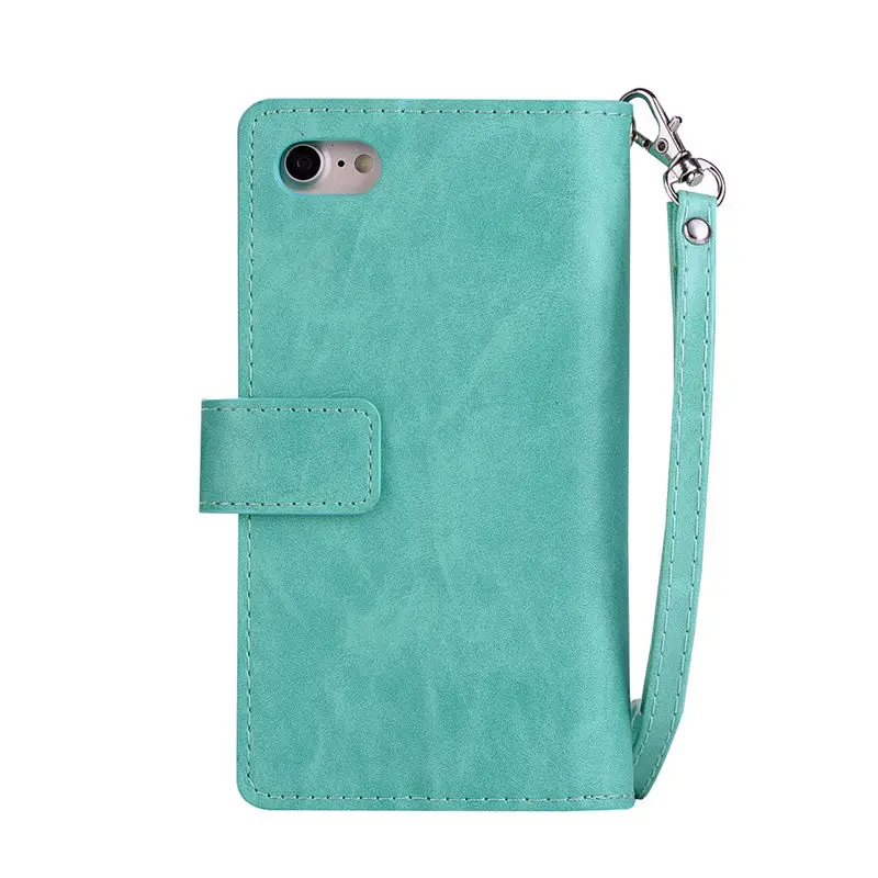 Для Hoesje iphone 6 Чехол-книжка для телефона чехол для iphone 6s кожаный роскошный чехол-кошелек для 9 карт чехол для iphone 6 6s Plus чехол-сумка