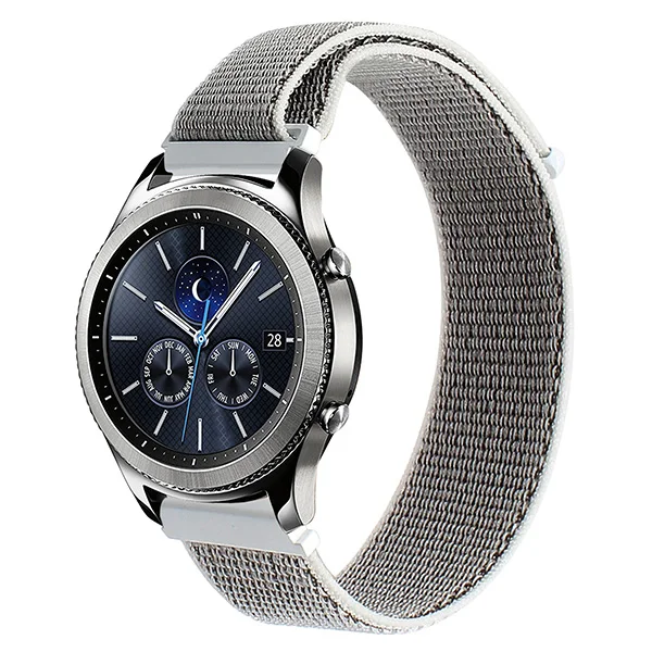 Миланская петля нейлоновый ремешок для часов 20 мм для Ticwatch 2/E Garmin Vivoactive3 samsung gear Sport Watch Band быстросъемный ремень