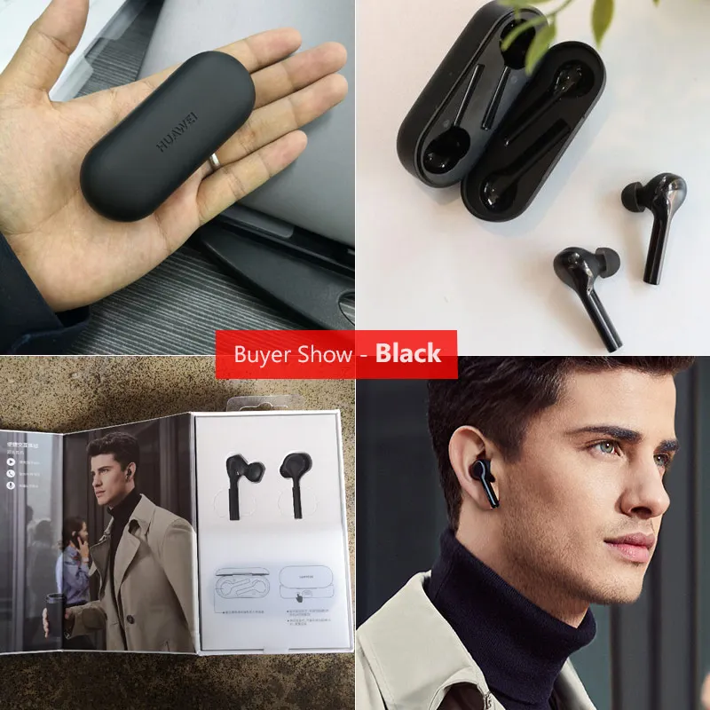 Original HUAWEI FreeBuds Wireless Bluetooth Earphone with Mic Music Driving Sport Fashion Touch Headset Handfree Dynamic+Balance
