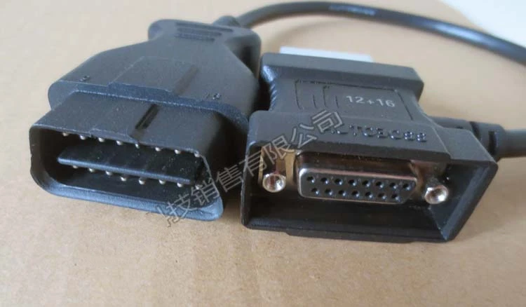 Original V30 for MITSUBISHI 12+16 OBD-II Adaptor for AutoBoss OBD II Connector OBDII Adapter pins OBD2 Connecter