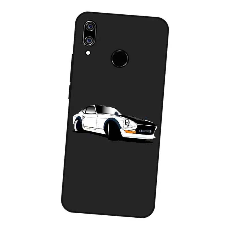 N242 Ae86 Harsh Car Black Silicone Case Cover For Huawei Nova 2 2i 2S 3 3e 3i 4 4e Enjoy 8 Plus |