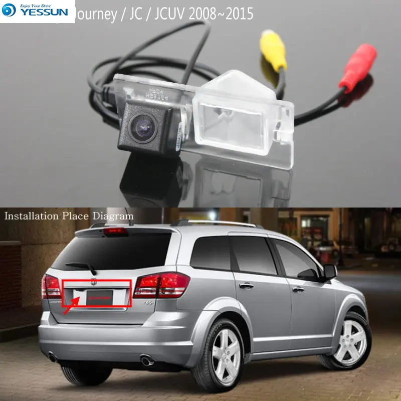 YESSUN Автомобильная камера заднего вида для Dodge Journey Fiat Freemont JC 2008 ~ 2015 автомобильная