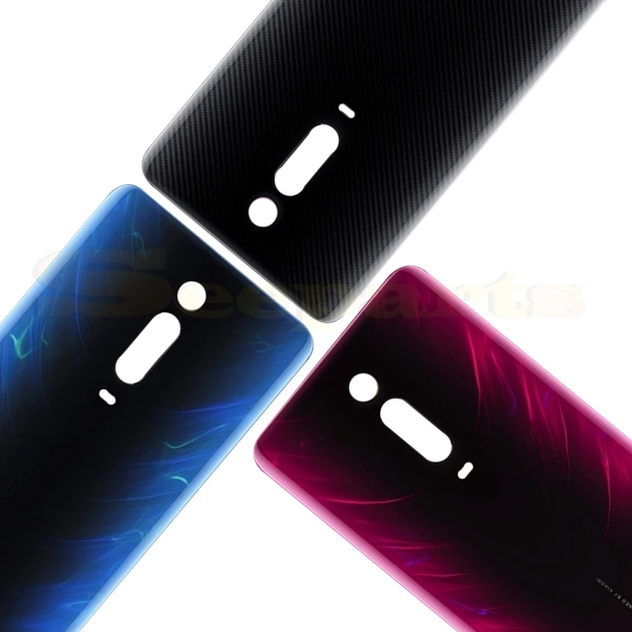 Чехол для Xiao mi Red mi K20 Pro mi 9T Pro, Задняя стеклянная панель, задняя крышка для задней двери, красная задняя крышка для mi K20, с клеевым покрытием, корпус для K20 mi 9T