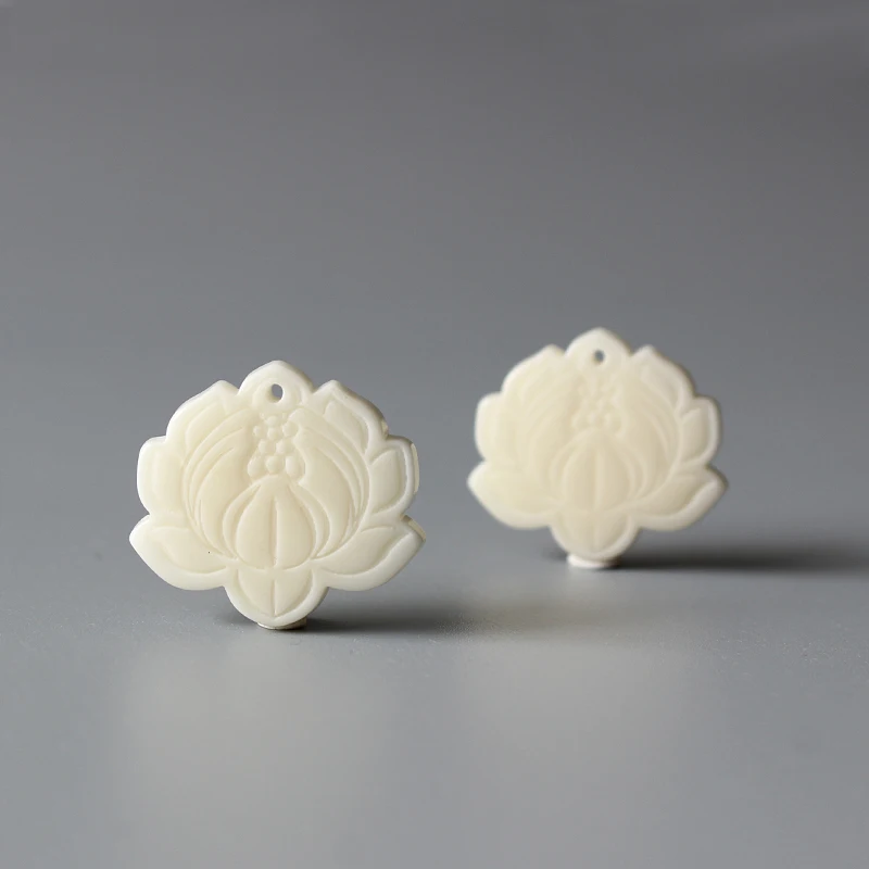 Оптовая продажа резная гайка Tagua искусственное ожерелье из натурального дерева