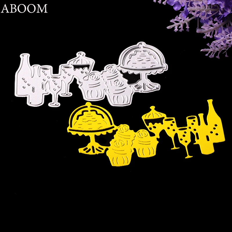 ABOOM новинка 1 шт. чашка для пива дизайн Серебряное Тиснение папка высечка штампы