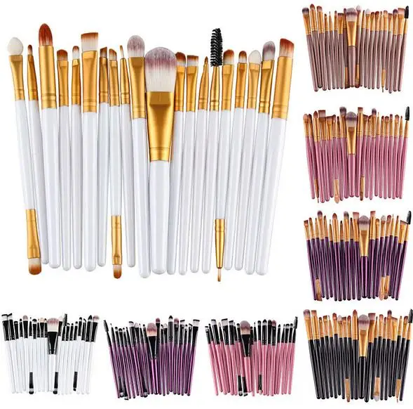 100 упаковок/партия Профессиональные кисти для макияжа|20pcs makeup brushes|cosmetic brushmakeup brushes