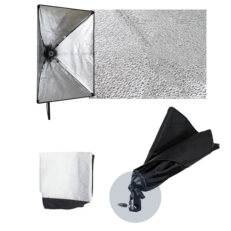 Комплект из Фотостудия 2 софтбоксов 50x70 cm 3 шт 135 Вт 5500 К комплект Фотография