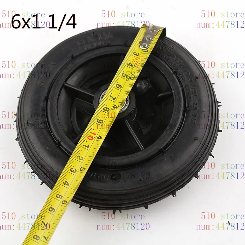Лучший Мотоцикл 6x1 1/4 шины 150 мм Скутер инфляция колеса с ступицей внутренней