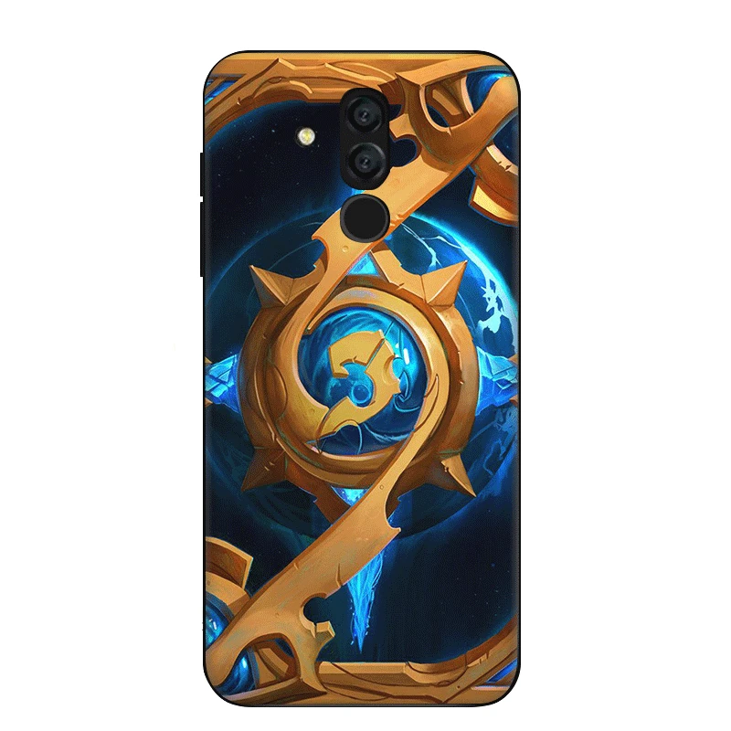 Черный мягкий ТПУ чехол для телефона Huawei Mate Nova Y6 10 20 2i 2 3 4i 4 Lite Pro Hearthstone Card Back Classic |