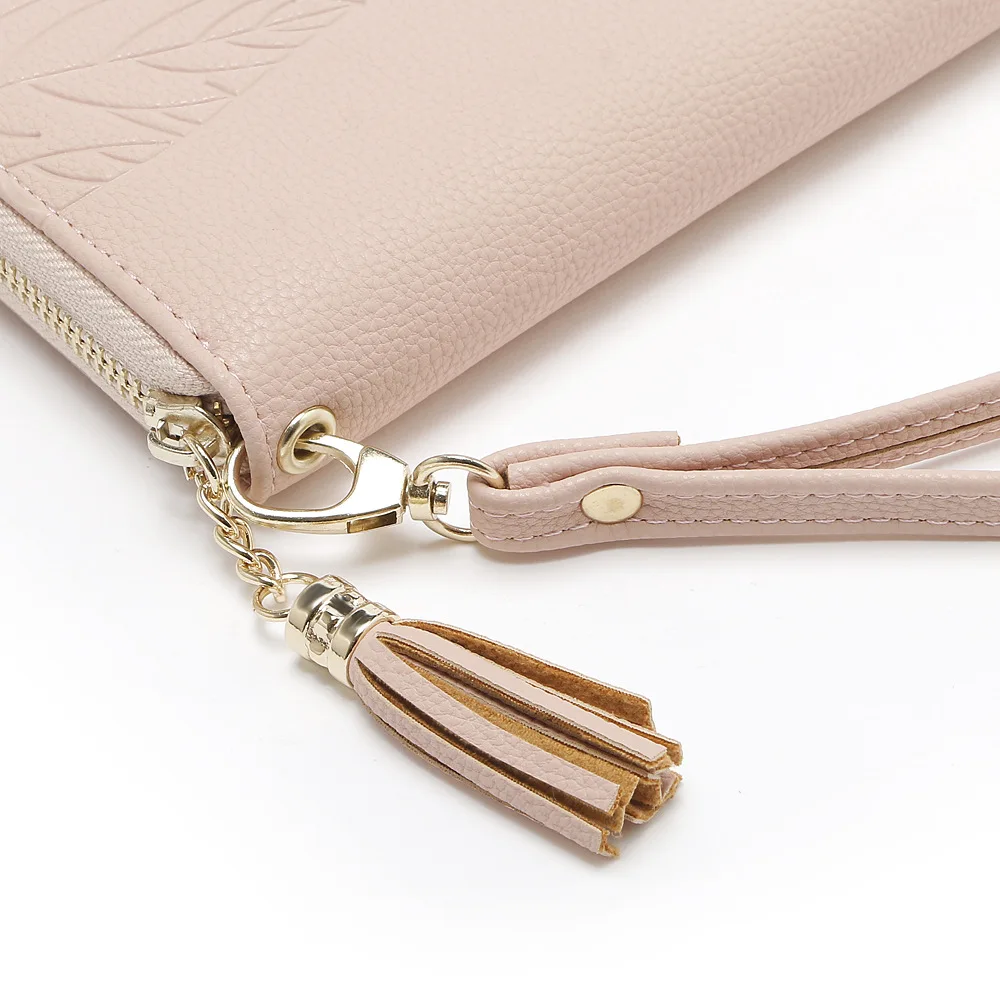 Зеркальный Солнечный Новый женский длинный кошелек из искусственной кожи