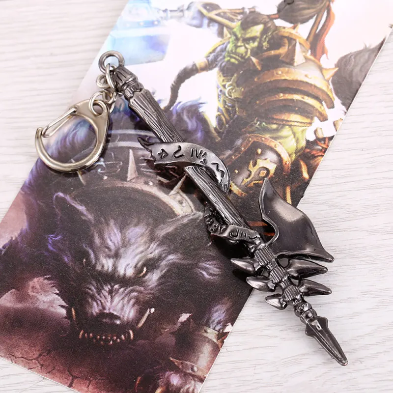 Новый дизайн игра WOW World of Warcraft Brelok оружие модельный брелок косплей сувенир