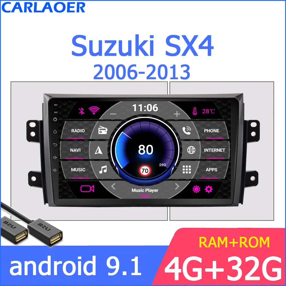 2 din Android gps для Suzuki SX4 2006 2007 2008 2009 2010 2011 2012 2Din автомобиля магнитола Регистраторы стерео WI-FI RDS автомобильный dvd плеер
