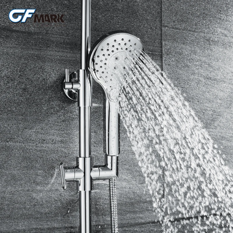 Смеситель для ванной комнаты GFmark Душевая насадка с регулируемым смесителем