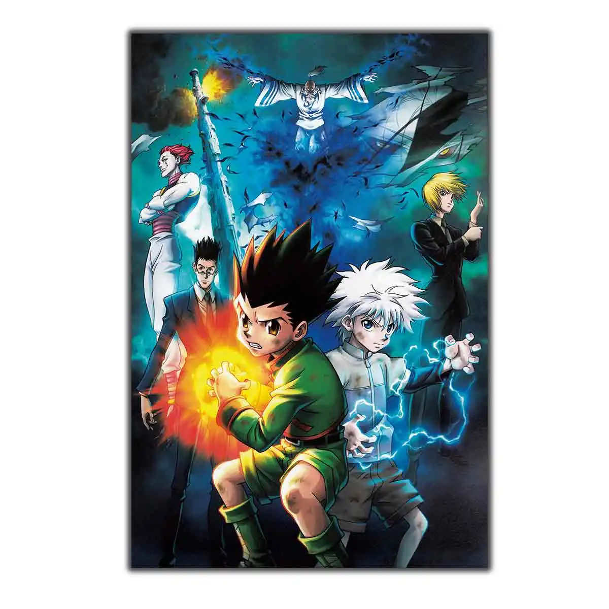 Художественный плакат с принтом охотника x Hunter Аниме Killua Zoldyck GON FREECSS Популярный