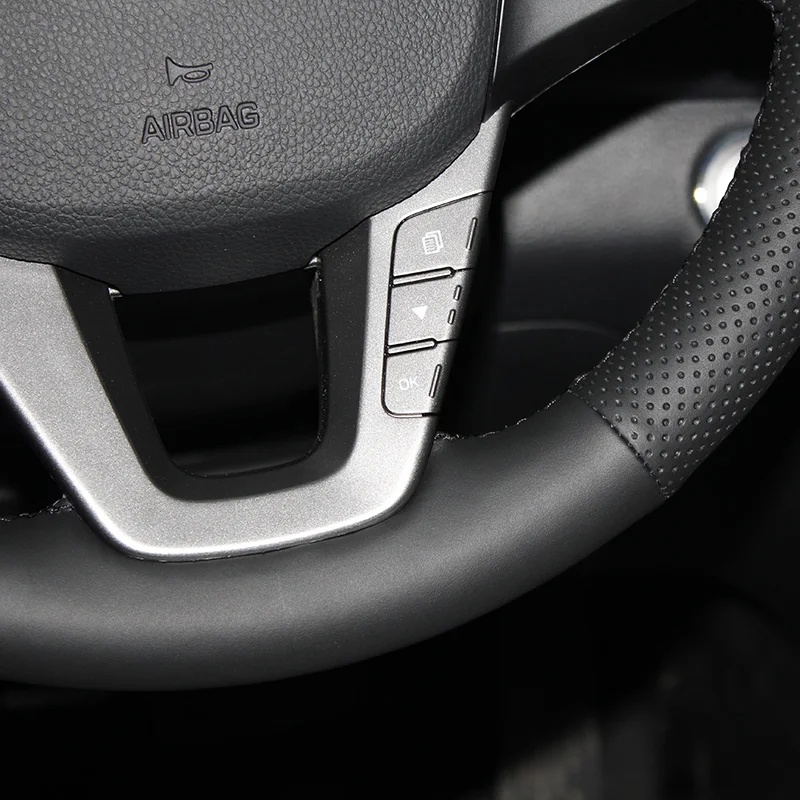 Натуральная кожа наппа авто руль чехол для Hyundai Mistra 2013 2014 Современный map Оплетка