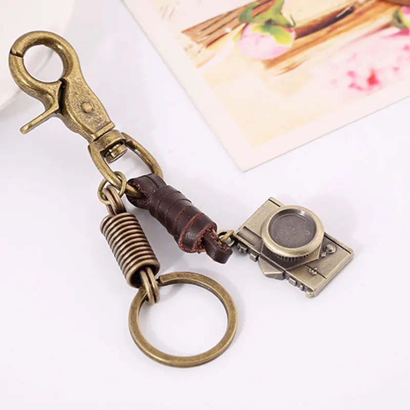 Новый персонализированные брелок с камерой винтажный специальный для ключей