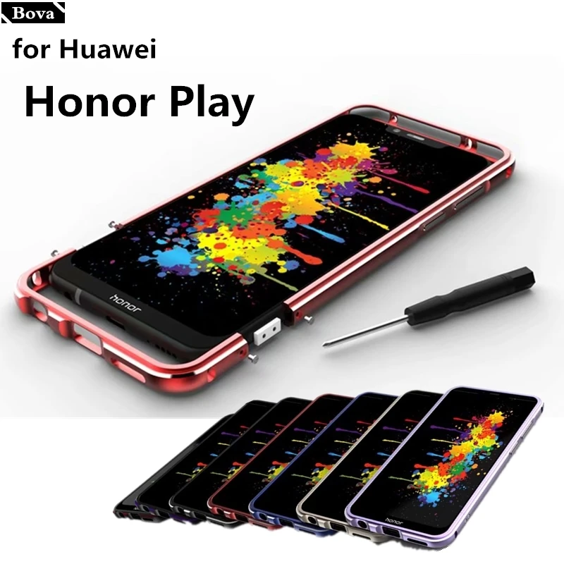 Металлический чехол для Huawei Honor Play Luxury Deluxe Ультратонкий алюминиевый бампер 6 3