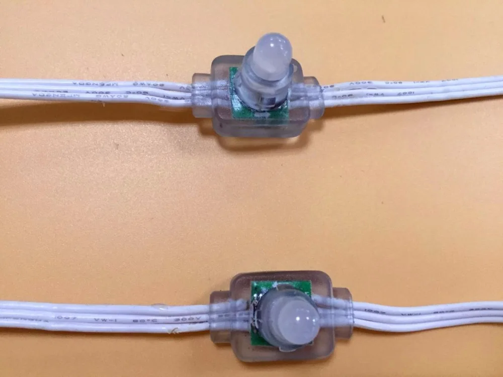 Светодиодная смарт гирлянда WS2811 12 светодиодный постоянного тока адресная класс